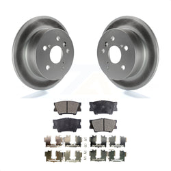 Rear Coated Disc Brake Rotors And Semi-Metallic Pads Kit For Toyota Camry Lexus ES350 Avalon KGF-101439