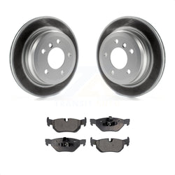Rear Coated Disc Brake Rotors And Semi-Metallic Pads Kit For BMW 328i xDrive X1 328xi 325xi KGF-101451
