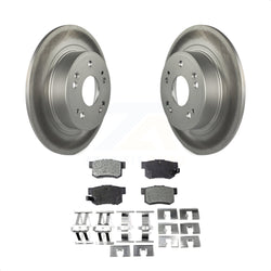 Rear Coated Disc Brake Rotors And Semi-Metallic Pads Kit For Honda Accord Acura ILX KGF-101462