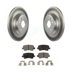 Rear Coated Disc Brake Rotors And Semi-Metallic Pads Kit For Volvo S60 XC70 S80 V60 Cross Country V70 KGF-101472