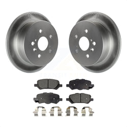 Rear Coated Disc Brake Rotors And Semi-Metallic Pads Kit For 2009-2016 Toyota Venza KGF-101493