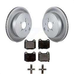 Rear Coated Disc Brake Rotors And Semi-Metallic Pads Kit For Subaru BRZ KGF-101504