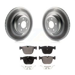 Rear Coated Disc Brake Rotors And Semi-Metallic Pads Kit For BMW 750Li xDrive 750i 550i GT Alpina B7 760Li B7L ActiveHybrid 7 KGF-101510