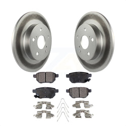 Rear Coated Disc Brake Rotors And Semi-Metallic Pads Kit For 2011-2016 Scion tC KGF-101512