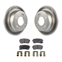 Rear Coated Disc Brake Rotors And Semi-Metallic Pads Kit For Hyundai Elantra Tucson Kia Sportage KGF-101519