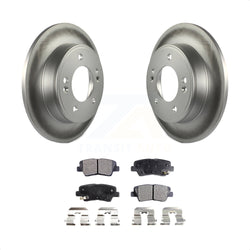 Rear Coated Disc Brake Rotors And Semi-Metallic Pads Kit For Hyundai Elantra Kia Soul Forte Veloster GT Forte5 Coupe Koup KGF-101528