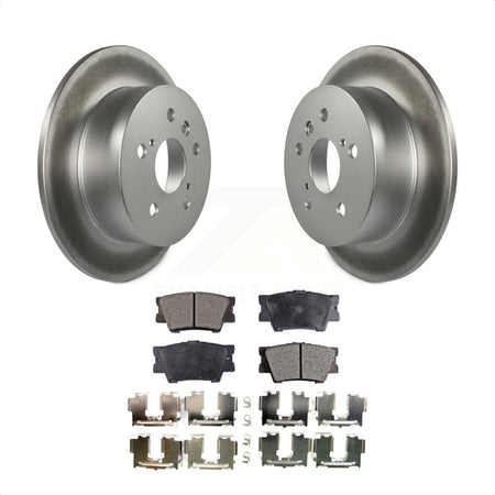 Rear Coated Disc Brake Rotors And Semi-Metallic Pads Kit For Toyota Camry Lexus ES350 Avalon ES300h KGF-101532 by Transit Auto