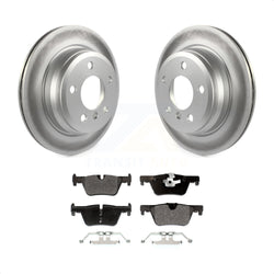 Rear Coated Disc Brake Rotors And Semi-Metallic Pads Kit For BMW 328i xDrive 320i 330i 428i 430i Gran Coupe GT 328d KGF-101556
