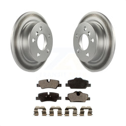 Rear Coated Disc Brake Rotors And Semi-Metallic Pads Kit For Mini Cooper KGF-101561
