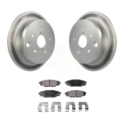 Rear Coated Disc Brake Rotors And Semi-Metallic Pads Kit For Subaru WRX KGF-101660