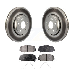 Front Coated Disc Brake Rotors And Semi-Metallic Pads Kit For Honda Civic Accord Acura ILX KGF-101684