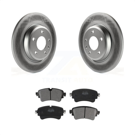 Rear Coated Disc Brake Rotors And Semi-Metallic Pads Kit For Audi A4 Quattro KGF-101771 by Transit Auto