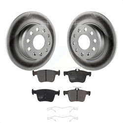 Rear Coated Disc Brake Rotors And Semi-Metallic Pads Kit For Audi A3 Quattro Volkswagen e-Golf Sportback e-tron KGF-101774