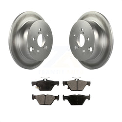 Rear Coated Disc Brake Rotors And Semi-Metallic Pads Kit For Subaru Crosstrek KGF-101777