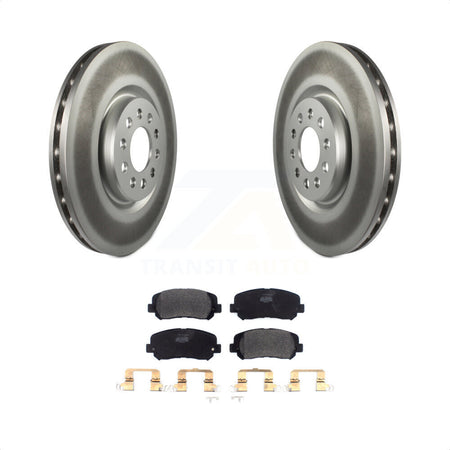 Front Coated Disc Brake Rotors And Semi-Metallic Pads Kit For Jeep Cherokee Chrysler 200 KGF-101846 by Transit Auto