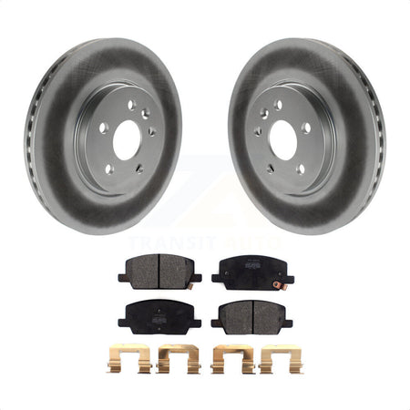 Front Coated Disc Brake Rotors And Semi-Metallic Pads Kit For Chevrolet Trax Buick Encore KGF-101863 by Transit Auto