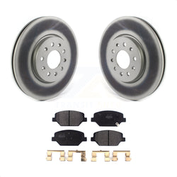 Front Coated Disc Brake Rotors And Semi-Metallic Pads Kit For Chevrolet Equinox GMC Terrain Buick Envision LaCrosse Regal Sportback TourX KGF-101886