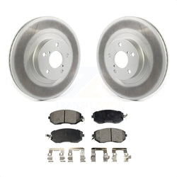 Front Coated Disc Brake Rotors And Semi-Metallic Pads Kit For Subaru Forester Impreza Outback XV Crosstrek Legacy Scion FR-S BRZ Toyota 86 KGF-101899
