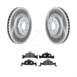 Front Coated Disc Brake Rotors And Semi-Metallic Pads Kit For Audi Q5 A4 A5 Quattro A6 Sportback allroad KGF-101922