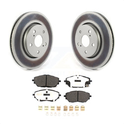 Front Coated Disc Brake Rotors And Semi-Metallic Pads Kit For Toyota C-HR KGF-101931