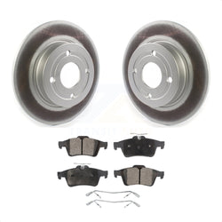 Rear Coated Disc Brake Rotors And Semi-Metallic Pads Kit For Ford EcoSport KGF-102052