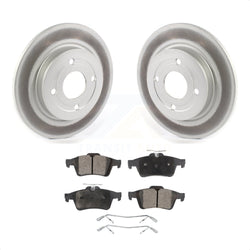 Rear Coated Disc Brake Rotors And Semi-Metallic Pads Kit For Ford EcoSport KGF-102053