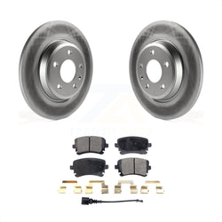 Rear Coated Disc Brake Rotors And Semi-Metallic Pads Kit For Audi Q5 A4 allroad KGF-102063