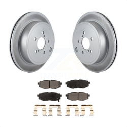 Rear Coated Disc Brake Rotors And Semi-Metallic Pads Kit For Subaru Outback Legacy Scion FR-S BRZ Toyota 86 KGF-102274