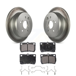Rear Coated Disc Brake Rotors And Semi-Metallic Pads Kit For Lexus IS250 KGF-102280
