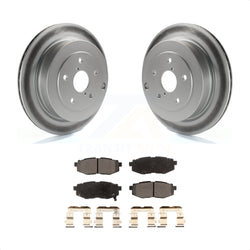 Rear Coated Disc Brake Rotors And Semi-Metallic Pads Kit For Subaru Tribeca B9 KGF-102281