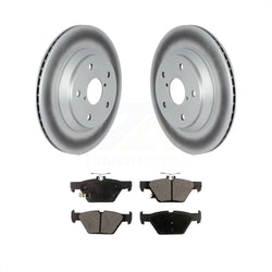 Rear Coated Disc Brake Rotors And Semi-Metallic Pads Kit For Subaru Forester KGF-102530
