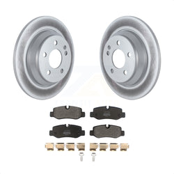 Rear Coated Disc Brake Rotors And Semi-Metallic Pads Kit For Mercedes-Benz Metris KGF-102540