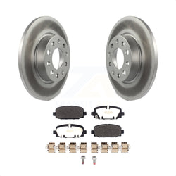 Rear Coated Disc Brake Rotors And Semi-Metallic Pads Kit For Jeep Compass KGF-102713