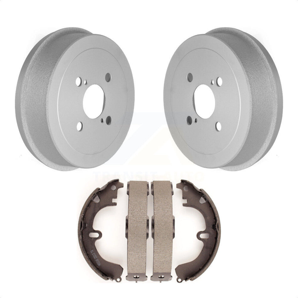 Rear Coated Brake Drum Shoes Kit For Toyota Corolla KGN-100021 by Transit Auto