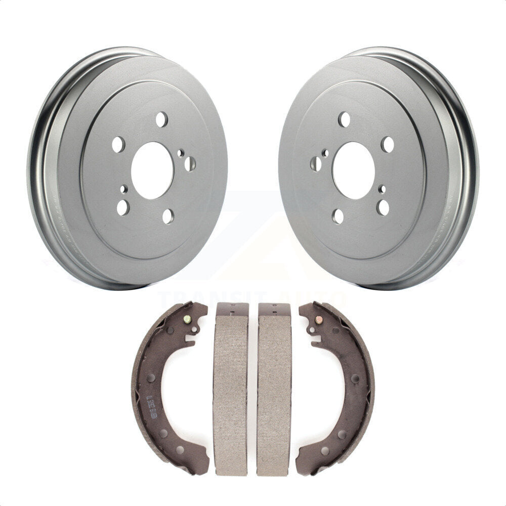 Rear Coated Brake Drum Shoes Kit For Toyota Corolla KGN-100033 by Transit Auto