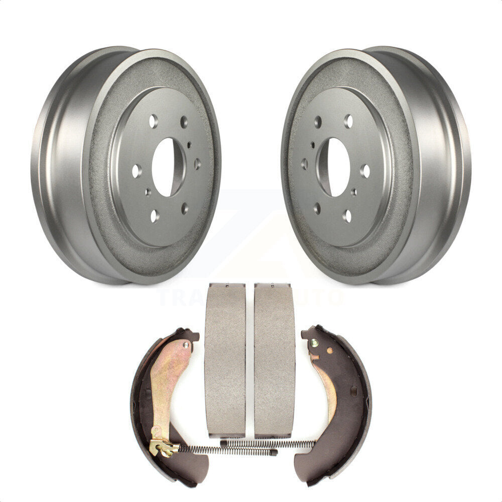 Rear Coated Brake Drum Shoes Kit For Chevrolet Silverado 1500 GMC Sierra Classic KGN-100038 by Transit Auto