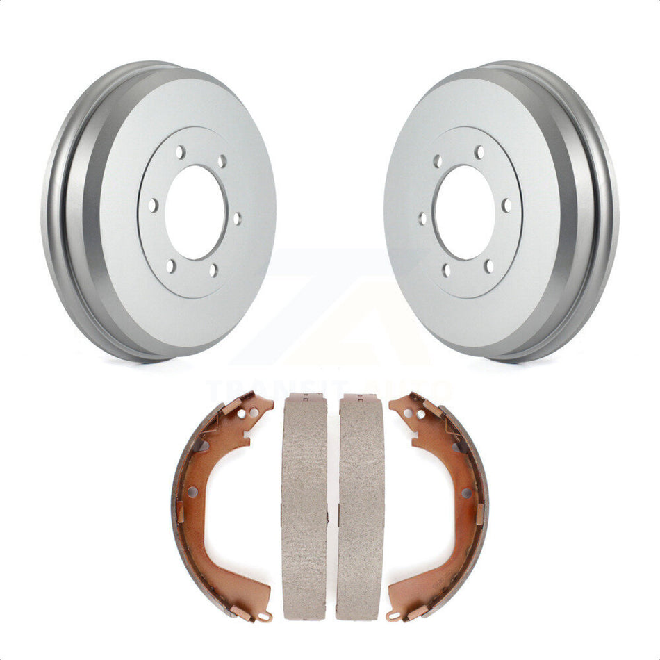 Rear Coated Brake Drum Shoes Kit For 2009-2012 Chevrolet Colorado GMC Canyon KGN-100040 by Transit Auto