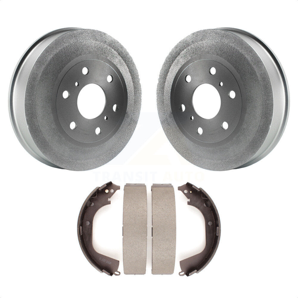 Rear Coated Brake Drum Shoes Kit For Chevrolet Silverado 1500 GMC Sierra KGN-100050 by Transit Auto