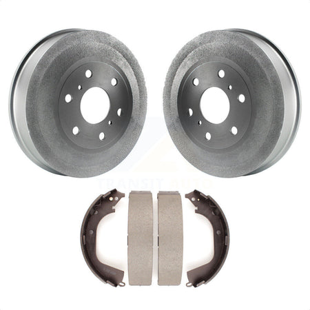 Rear Coated Brake Drum Shoes Kit For Chevrolet Silverado 1500 GMC Sierra KGN-100050 by Transit Auto