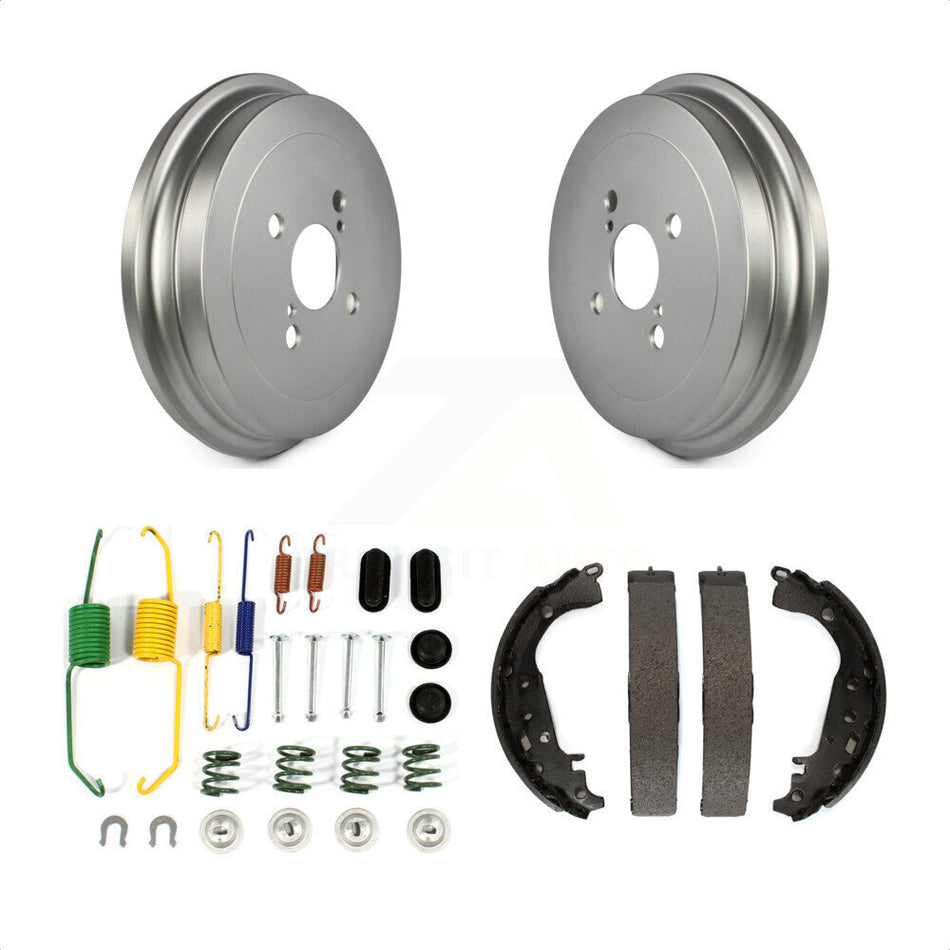 Rear Coated Brake Drum Shoes Spring Kit For Toyota Yaris KGN-100080 by Transit Auto