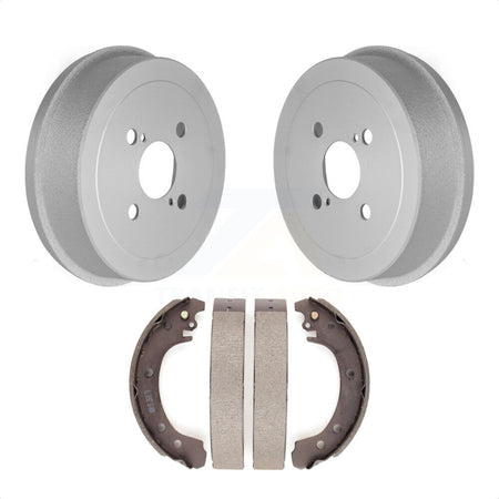 Rear Coated Brake Drum Shoes Kit For 2002 Toyota Corolla From 04 02 KGN-100146 by Transit Auto