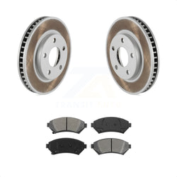 Front Coat Disc Brake Rotor Semi-Metallic Pad Kit For Buick LeSabre Century Pontiac Grand Prix Chevrolet Venture Regal Oldsmobile Montana Bonneville Intrigue Silhouette Trans KGS-100007