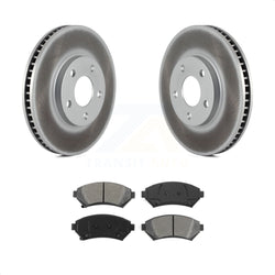 Front Coat Brake Rotor Semi-Metallic Pad Kit For Chevrolet Buick Impala LeSabre Cadillac DeVille Monte Carlo Park Avenue Pontiac Bonneville Oldsmobile Eldorado Aurora Riviera KGS-100008