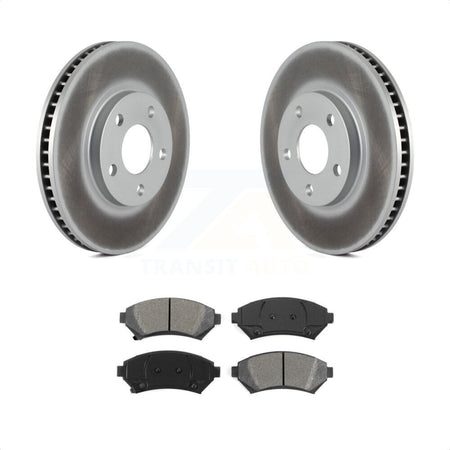 Front Coat Brake Rotor Semi-Metallic Pad Kit For Chevrolet Buick Impala LeSabre Cadillac DeVille Monte Carlo Park Avenue Pontiac Bonneville Oldsmobile Eldorado Aurora Riviera KGS-100008 by Transit Auto