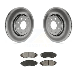 Front Coated Disc Brake Rotors And Semi-Metallic Pads Kit For Chevrolet Aveo Spark Aveo5 EV Pontiac G3 Daewoo Lanos Suzuki Wave Wave5 Swift+ KGS-100030