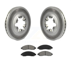 Front Coated Disc Brake Rotors And Semi-Metallic Pads Kit For Chevrolet Colorado GMC Canyon Isuzu i-290 i-280 i-370 i-350 KGS-100031