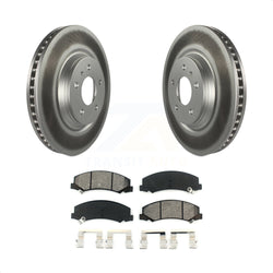 Front Coated Disc Brake Rotors And Semi-Metallic Pads Kit For Chevrolet Buick Lucerne Impala Cadillac DTS Limited LaCrosse Allure KGS-100043