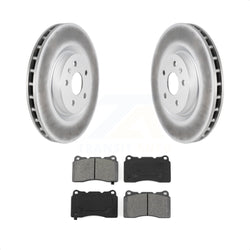 Front Coated Disc Brake Rotors And Semi-Metallic Pads Kit For Buick Regal Pontiac G8 KGS-100054