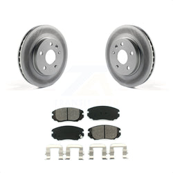 Front Coated Disc Brake Rotors And Semi-Metallic Pads Kit For Chevrolet Malibu Buick LaCrosse Regal Limited KGS-100057