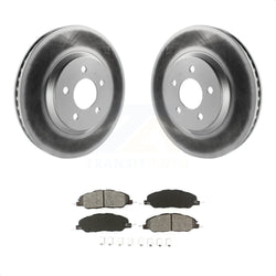 Front Coated Disc Brake Rotors And Semi-Metallic Pads Kit For Ford Mustang KGS-100100
